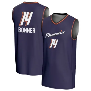 Men's Phoenix Mercury DeWanna Bonner Replica Purple Lightweight Jersey