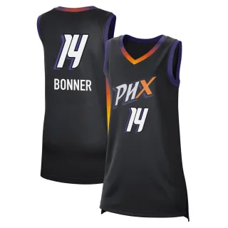 Women's Phoenix Mercury DeWanna Bonner Black 2024 Rebel Edition Jersey